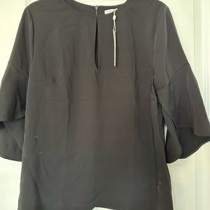Trina Turk black top NWT size M